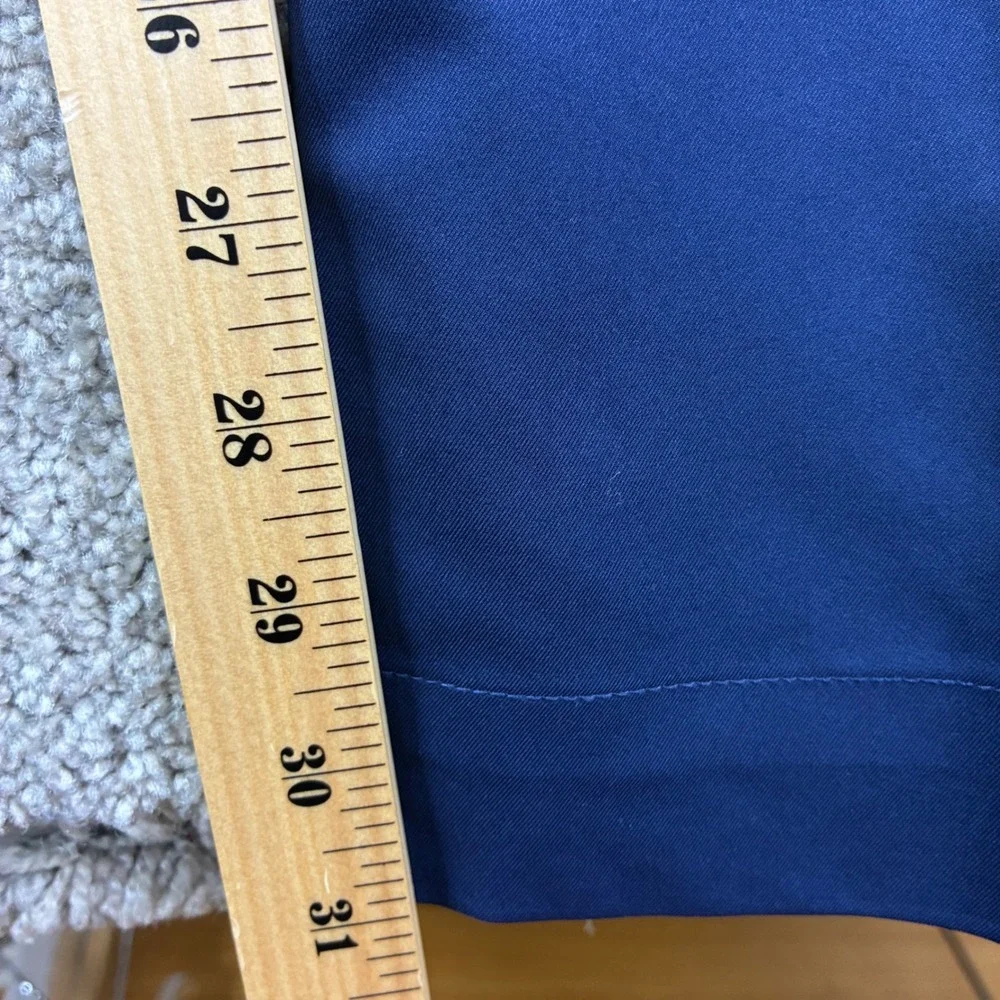 Polo Ralph Lauren Dress Pants  38x32 Navy Blue Solid Classic Business Casual